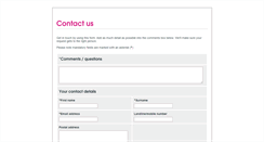 Desktop Screenshot of contact.placesforpeople.co.uk